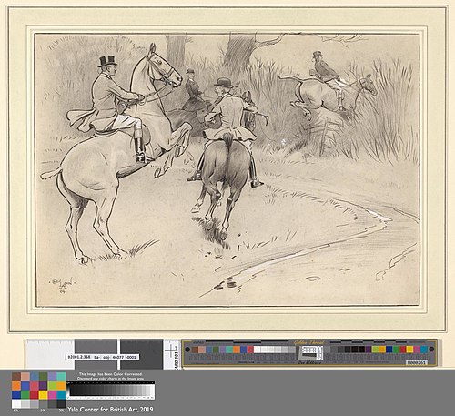 `Hold Back, Sir!', 1904, Cecil Aldin