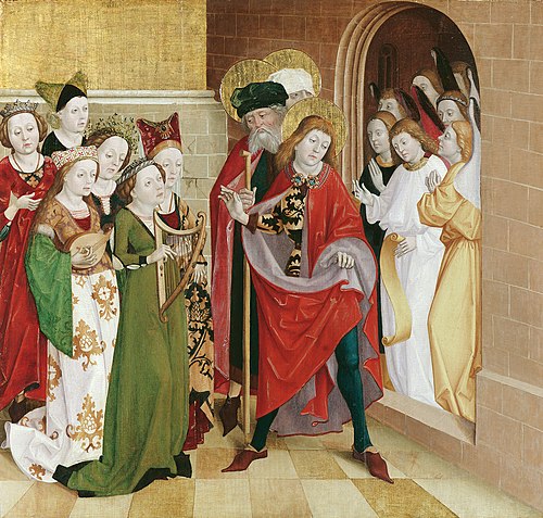 Der hl. Veit entsagt den Freuden der Welt, 1475, Meister der Veitslegende