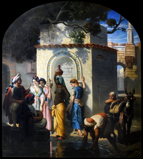 Femmes juives à la fontaine, 1847, Charles Gaugiran Nanteuil