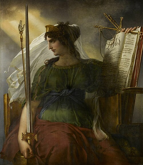 La Justice, 1815, Charles Meynier