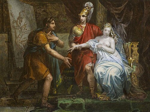 Alexandre le Grand cédant Campaspe à Apelle, 1822, Charles Meynier