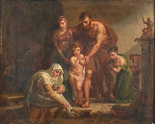 Les Restes de Phocion, 1819, Charles Meynier