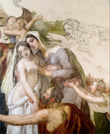 Le Philosophe Bias rachetant les esclaves, 1832, Charles Meynier