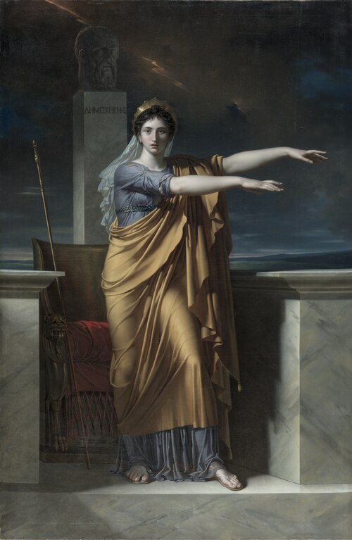Polymnie, muse qui préside à l’éloquence, 1800, Charles Meynier