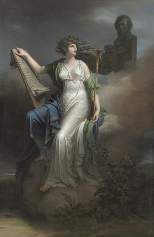Calliope, muse qui préside au poème épique, 1798, Charles Meynier