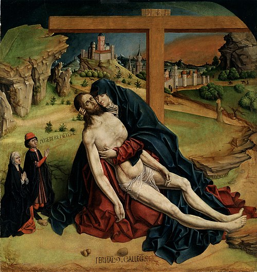 The Pietà, 1465, Fernando Gallego