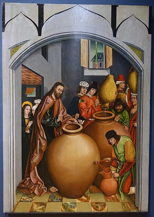 Changing the Water into Wine, 1488, Fernando Gallego