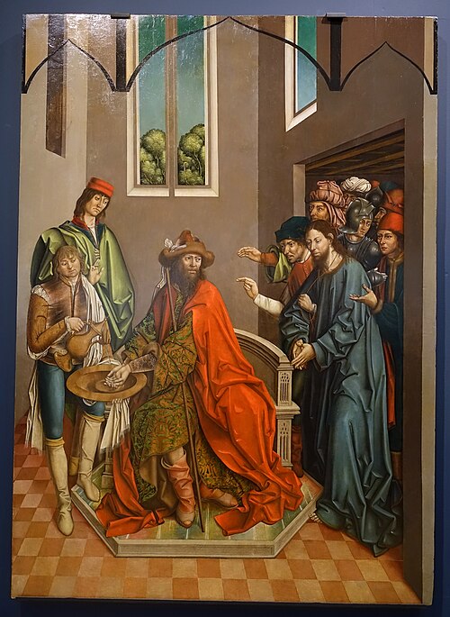 Pilate Washing His Hands, 1488, Fernando Gallego