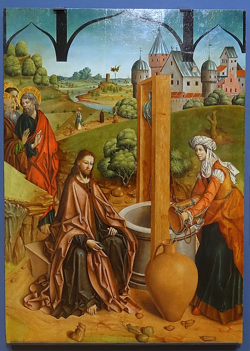 Christ and the Samaritan Woman, 1488, Fernando Gallego