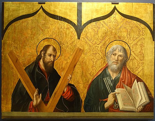 St. Andrew and St. Peter, 1488, Fernando Gallego