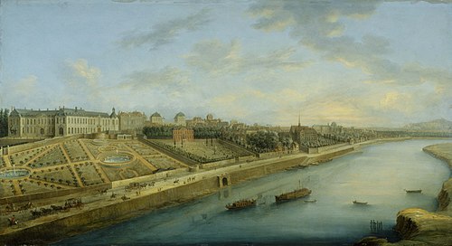 Passy et Chaillot vus de Grenelle, 1743, Charles-Léopold Grevenbroeck