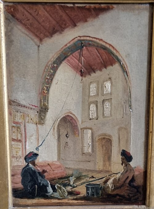 Maison de Nicolas Sekazan à Damas, 1830, Adrien Dauzats