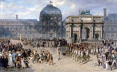 Un jour de revue sous l'Empire, 1862, Adrien Dauzats