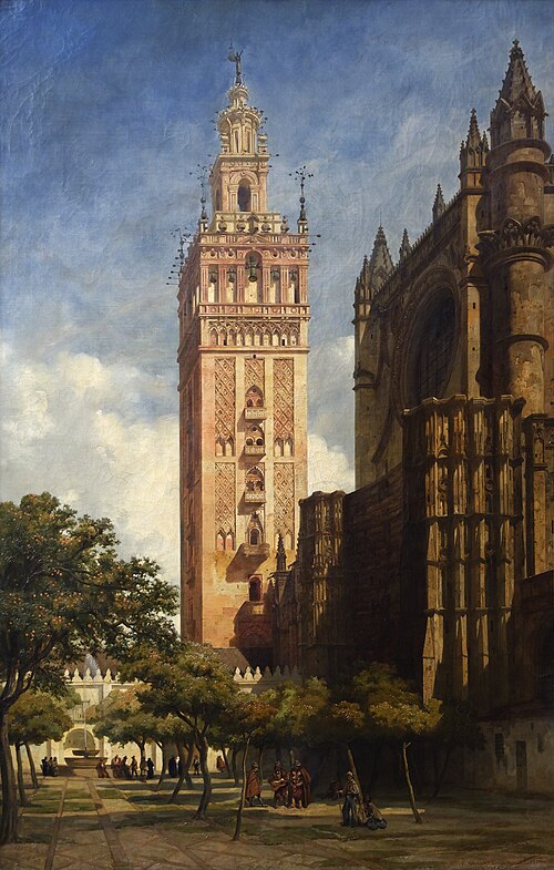 La Giralda de Séville, 1839, Adrien Dauzats
