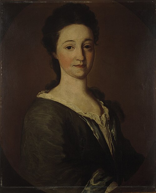 Mrs. James Pierpont (Mary Hooker), 1711, Pierpont Limner