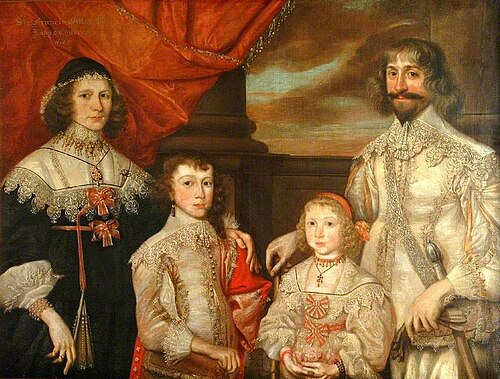 Sir Francis Ottley (1600–1649), and Family, 1636, Petrus Troueil