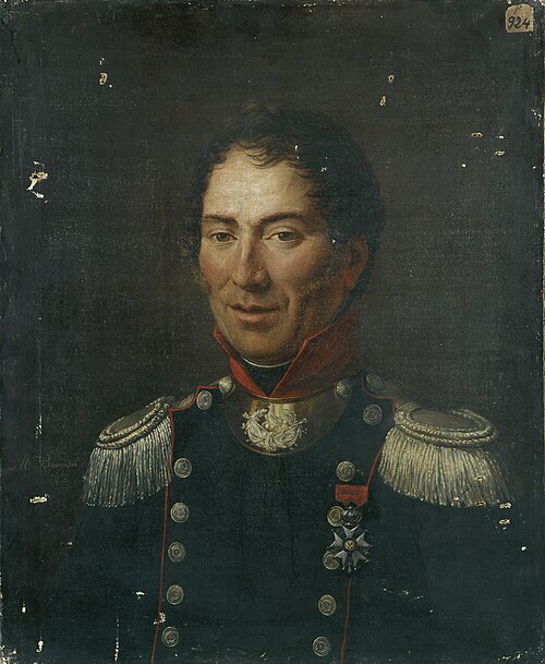 Portrait d'un capitaine de la garde nationale sous la monarchie de Juillet, 1840, Catherine Hélie Bonvoisin