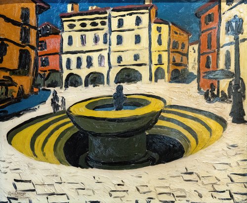 La Place du Griffoul, 1913, Georges Gaudion