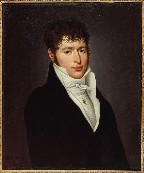 Portrait présumé de Jean Elleviou (1769-1842), premier chanteur à l'Opéra-Comique, 1809, Désiré Adelaïde Charles Maignen de Sainte-Marie