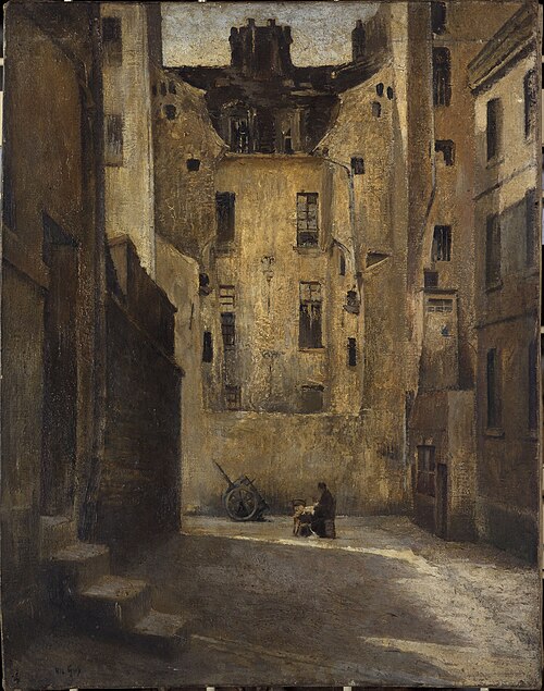 L'impasse des Bœufs, 1900, Hippolyte Guy