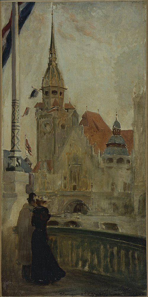 Le Pavillon de l'Allemagne à l'Exposition Universelle de 1900, 1900, Edouard Zawiski
