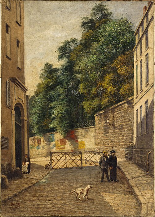 La rue Rataud, 1900, Paul Martelliere