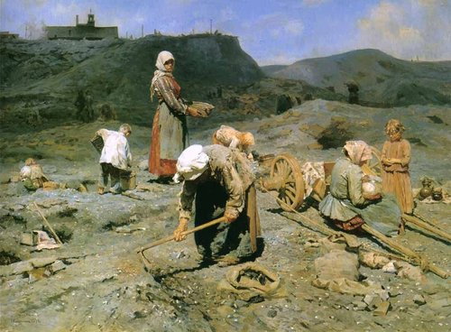 Poor Collecting Coal, 1894, Nikolaï Kassatkine
