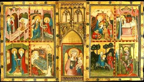 Ołtarz Maryjny w Fröndenbergu, 1410, Meister des Fröndenberger Altars