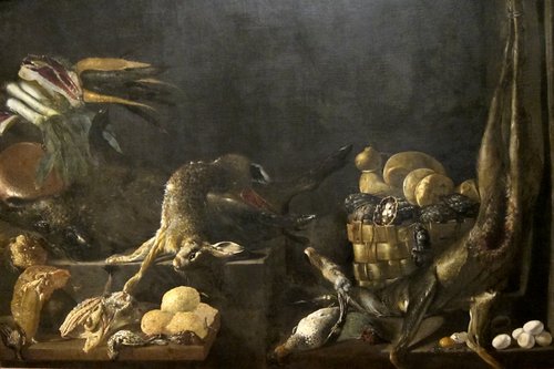 Still-life with Game, 1650, Alejandro de Loarte