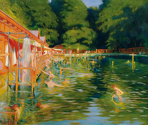Schwimmbad (Ludwig Ferdinand Graf), 1905, Ludwig Ferdinand Graf