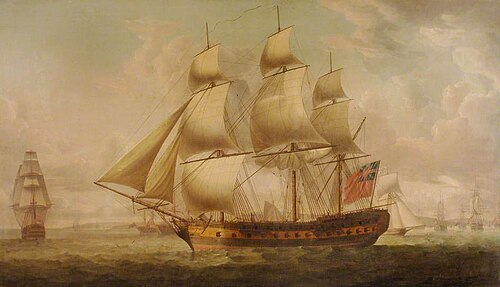 The 'Cuffnells' at the Motherbank, 1796, Robert Dodd