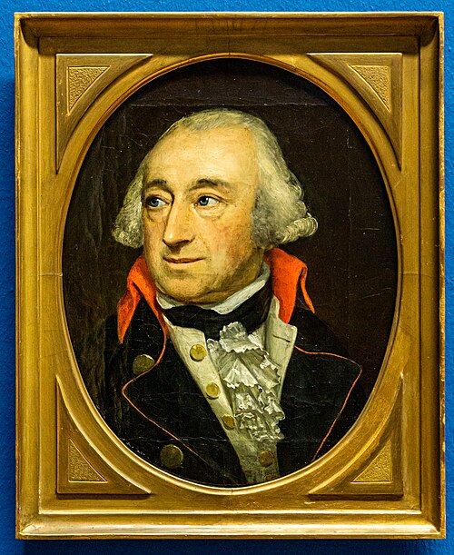 Portrait of a gentleman with red collar, 1795, Johann Christoph Rincklake