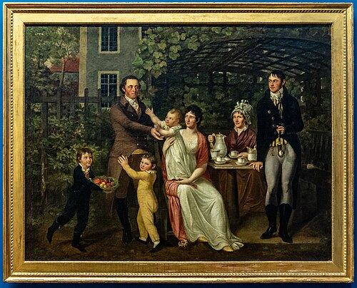 Bildnis der Familie Beyerle, 1804, Johann Christoph Rincklake