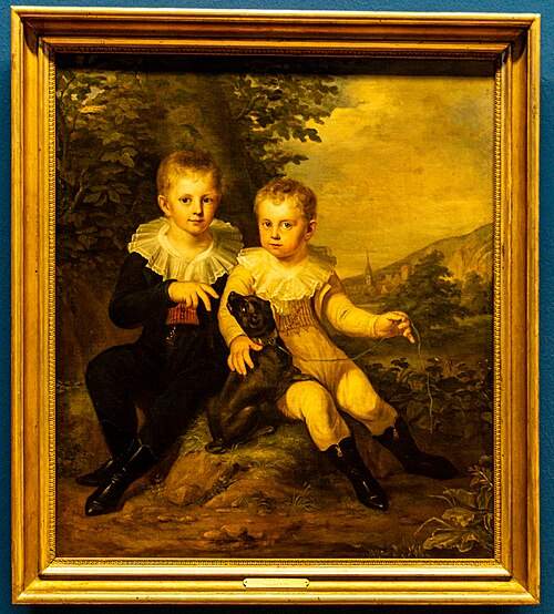 Matthias und Ferdinand, Grafen von Galen, 1807, Johann Christoph Rincklake