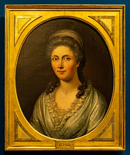 Bildnis Anna Clara Hosson, geb. Griese, 1810, Johann Christoph Rincklake