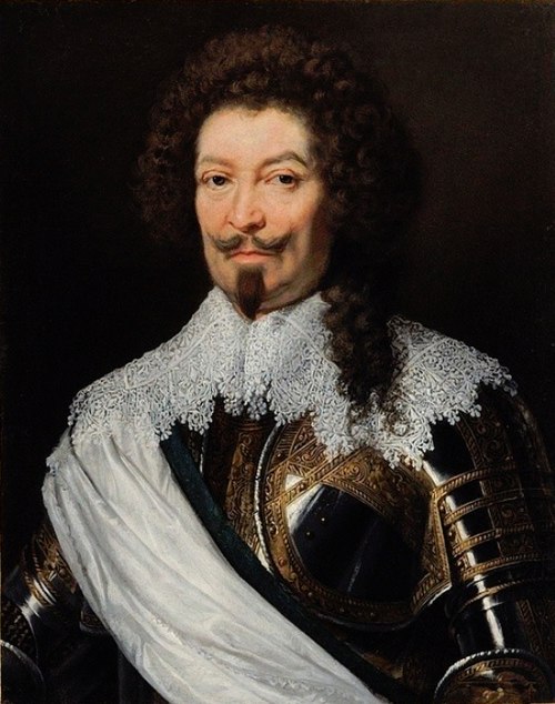 Portrait of Charles de Lorraine, fourth Duke of Guise in armour, 1632, Justus Sustermans