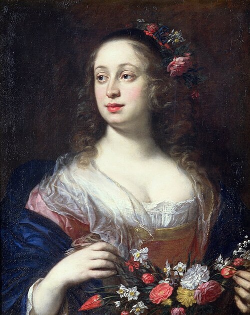 Vittoria della Rovere come Flora, 1700, Justus Sustermans
