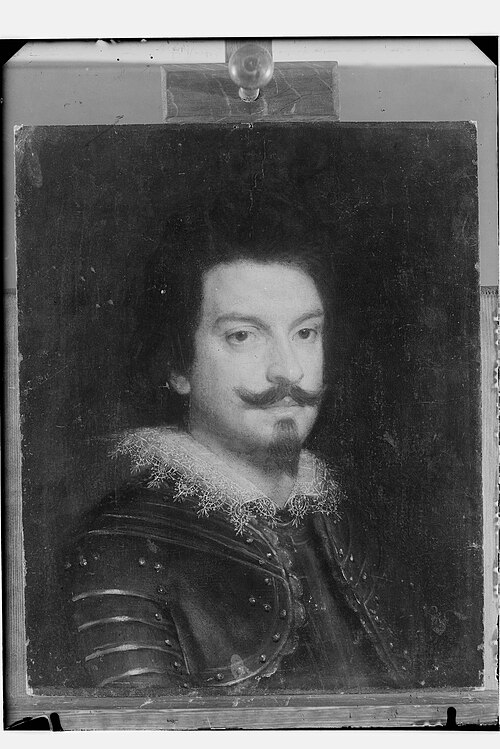 Portrait of a man in armor., 1625, Justus Sustermans