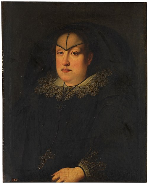 Portrait of Maria Maddalena of Austria as a widow, 1627, Justus Sustermans