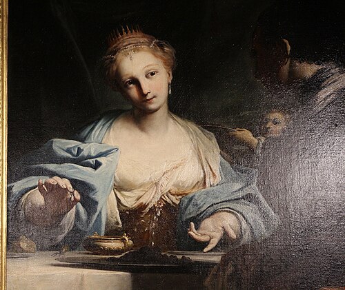convito di antonio e cleopatra, 1725, Antonio Gionima