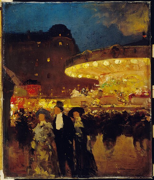 Le Manège, 1900, Luigi Loir