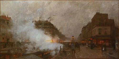 Underground Railway, 1899, Luigi Loir