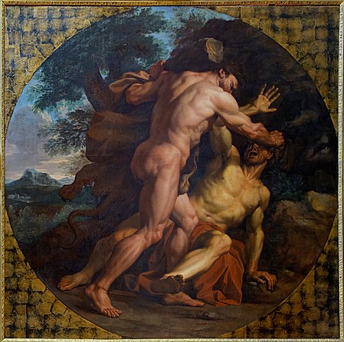 Hercule combattant Achelous, 1668, Noël Coypel