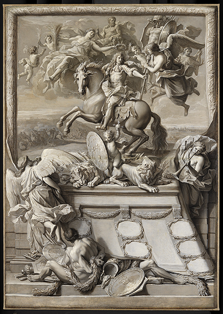 La glorification du duc Philippe d'Orléans, 1678, Noël Coypel