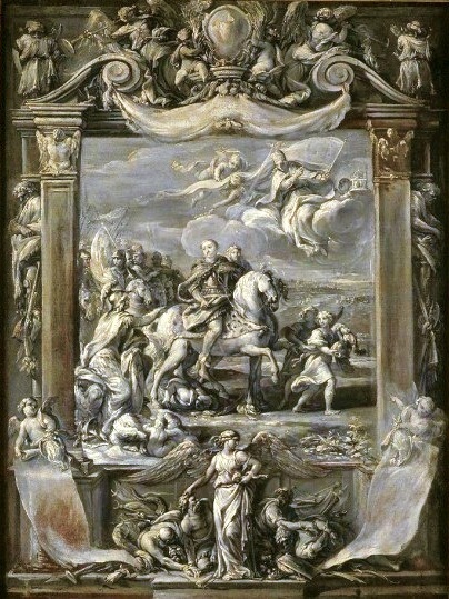 L'Apothéose de Jean III Sobieski., 1684, Ciro Ferri