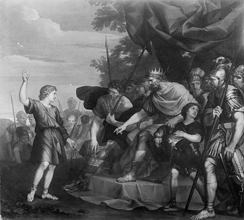 Saul and David, 1661, Ciro Ferri