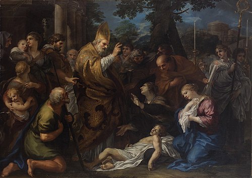 Wunder des Hl. Martin von Tours, , Ciro Ferri