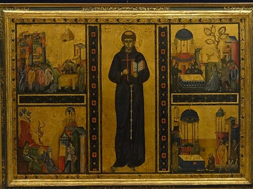 Święty Franciszek z Asyżu i cztery cuda pośmiertne, 1230, Giunta Pisano