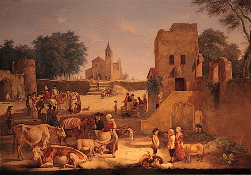 Marché d'animaux, 1790, Jean-Jacques de Boissieu