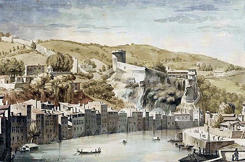 Vue de Lyon., 1760, Jean-Jacques de Boissieu